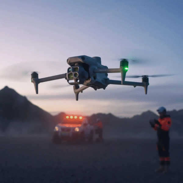 DJI Matrice 4T industrial drone with integrated thermal camera, visual zoom lens, and multi-sensor payload, designed for inspections, emergency response, and night operations.