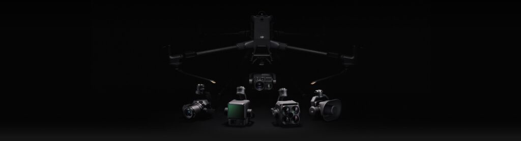 DJI Matrice 400 enterprise drone with dual batteries, foldable arms, RTK‑capable GNSS pods, and rugged design for industrial inspections and mapping missions.