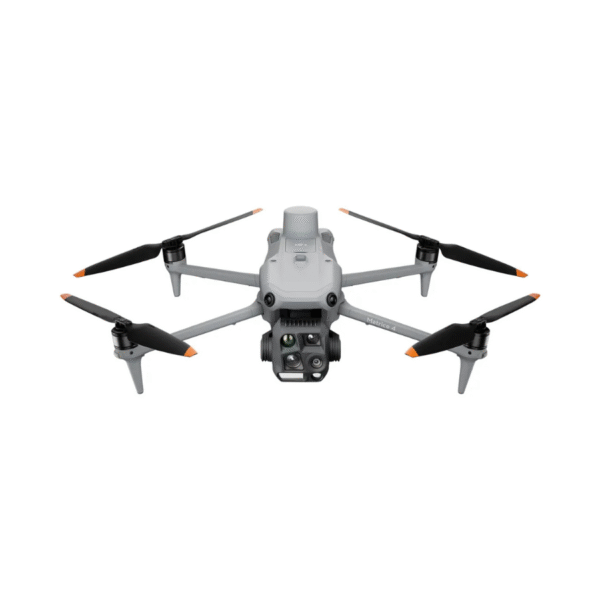 DJI Matrice 4T industrial drone with integrated thermal camera, visual zoom lens, and multi-sensor payload, designed for inspections, emergency response, and night operations.