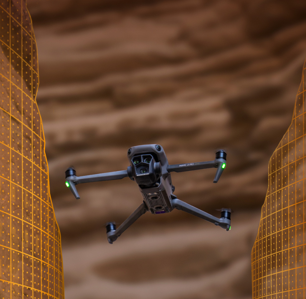 DJI Mavic 3 Pro drone with standard DJI RC remote controller, featuring triple-camera system, foldable design, and advanced flight features for professional aerial photography.