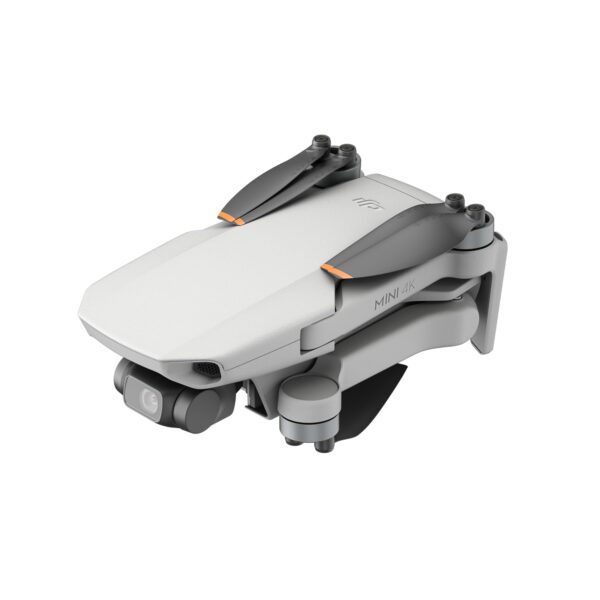 DJI Mini 4K Fly More Combo with ultra-light drone, remote controller, three intelligent flight batteries, charging hub, spare propellers, and carrying case.