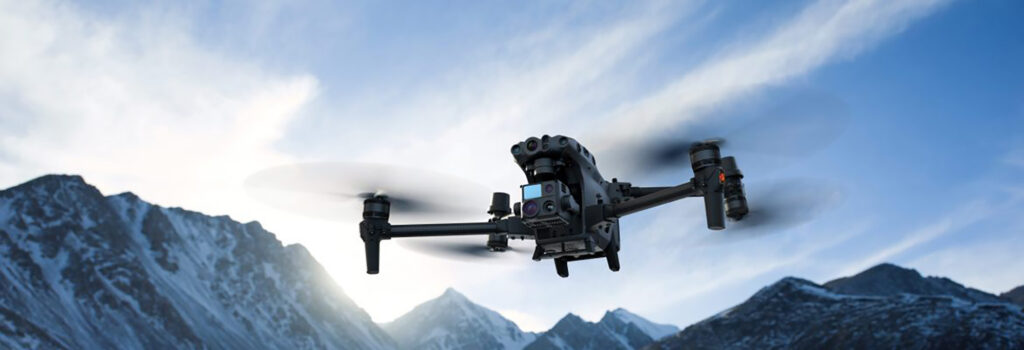 DJI Matrice M30T Enterprise Drone Camera Combo Pack with integrated thermal camera, visual zoom lens, laser rangefinder, and foldable industrial drone design for tactical missions.