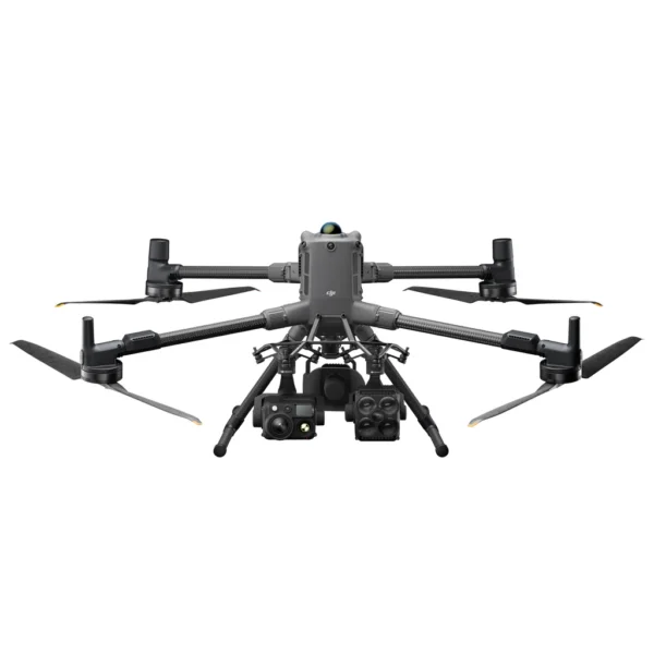 DJI Matrice 400 enterprise drone with dual batteries, foldable arms, RTK‑capable GNSS pods, and rugged design for industrial inspections and mapping missions.