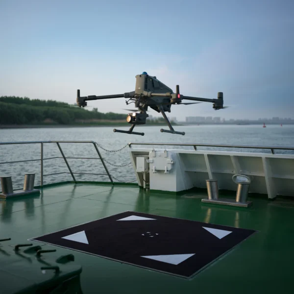 DJI Matrice 400 enterprise drone with dual batteries, foldable arms, RTK‑capable GNSS pods, and rugged design for industrial inspections and mapping missions.