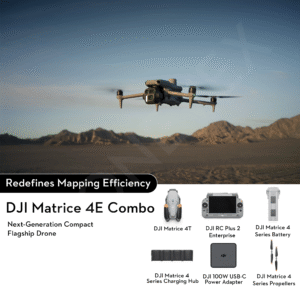 DJI Matrice 4E enterprise drone with foldable arms, high-performance payload compatibility, and robust design for industrial inspections, public safety, and mapping.
