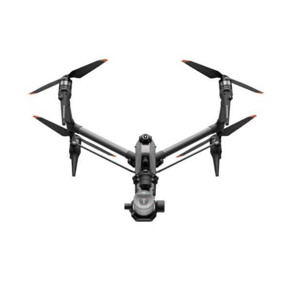 DJI Inspire 3 professional drone with full-frame 8K cinema camera, retractable landing gear, and dual-antenna RTK system for high-end aerial film production.