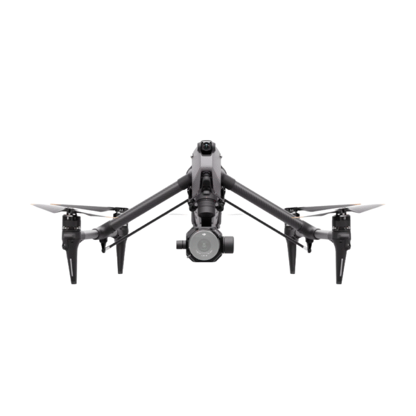 DJI Inspire 3 professional drone with full-frame 8K cinema camera, retractable landing gear, and dual-antenna RTK system for high-end aerial film production.