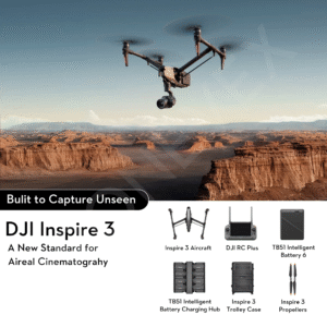 DJI inspire 3 aircraft