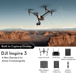 Inspire 3 along with acceseries