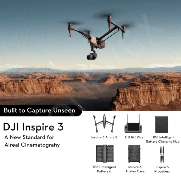 Inspire 3 along with acceseries
