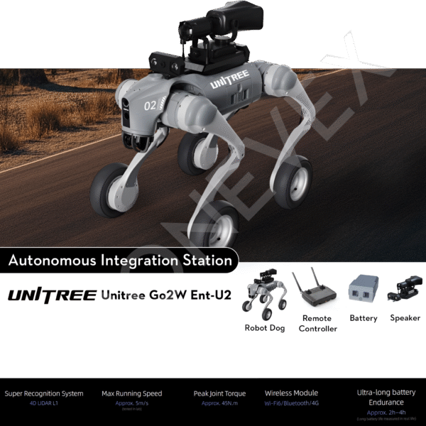 Unitree Go2W Ent-U2 (With Controller)