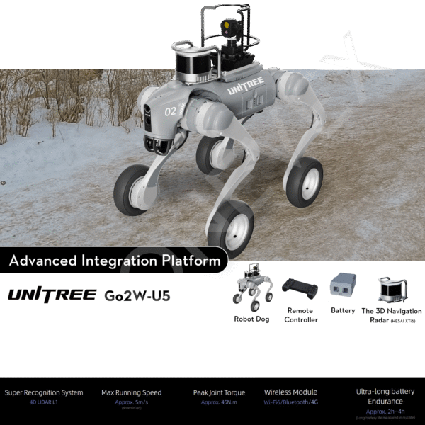 Unitree Go2W-U5 (With Controller)