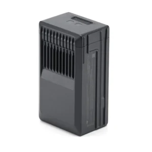 DJI TB65 Intelligent Flight Battery in vertical position with cooling fins and high-capacity design, compatible with Matrice 350 RTK and enterprise drone series.