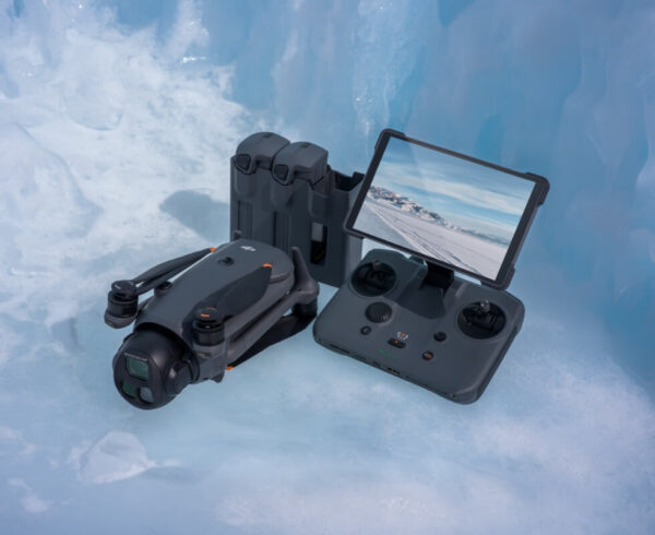 DJI Mavic 4 Pro 512GB Creator Combo with DJI RC Pro 2, integrated Hasselblad camera, multiple batteries, ND filters, and advanced accessories for professional aerial production.