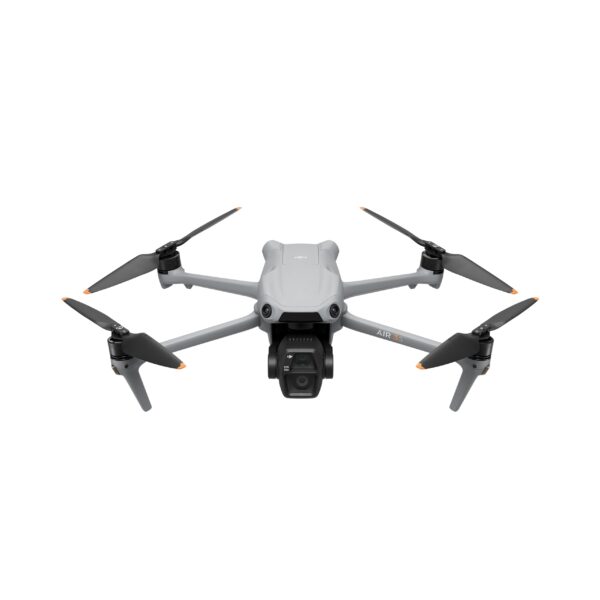 DJI Air 3S Fly More Combo with DJI RC 2 controller, dual-camera drone, three intelligent flight batteries, charging hub, ND filters, and shoulder carrying case for creators.