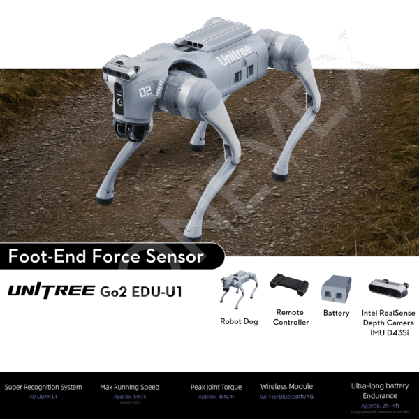 Unitree Go2 Edu-U1 Robot Dog (With Controller)