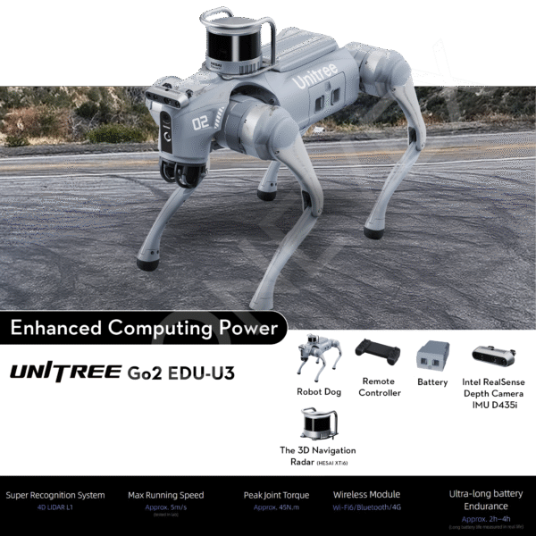 Unitree Go2 Edu-U3 (With Controller)