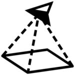 Exceptional Efficiency icon showing aerial coverage in a single flight.