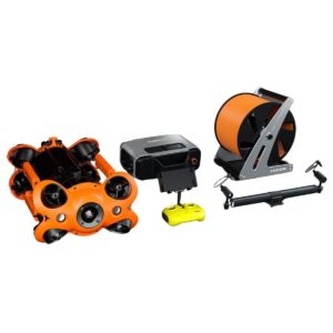 M2 PRO Professional underwater ROV with 4K UHD camera, 150m depth capability, 8 thrusters, and professional accessories.