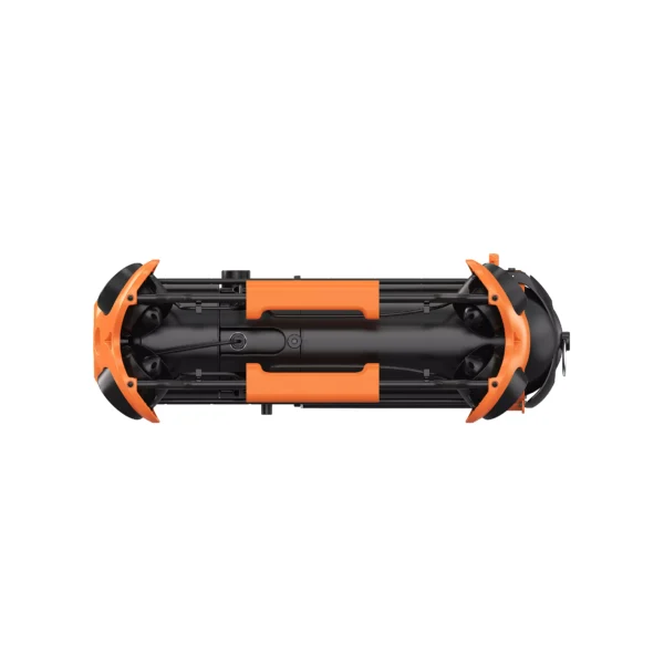 M2 Pro Advanced underwater ROV performing inspection in deep-sea conditions with bright LED lights