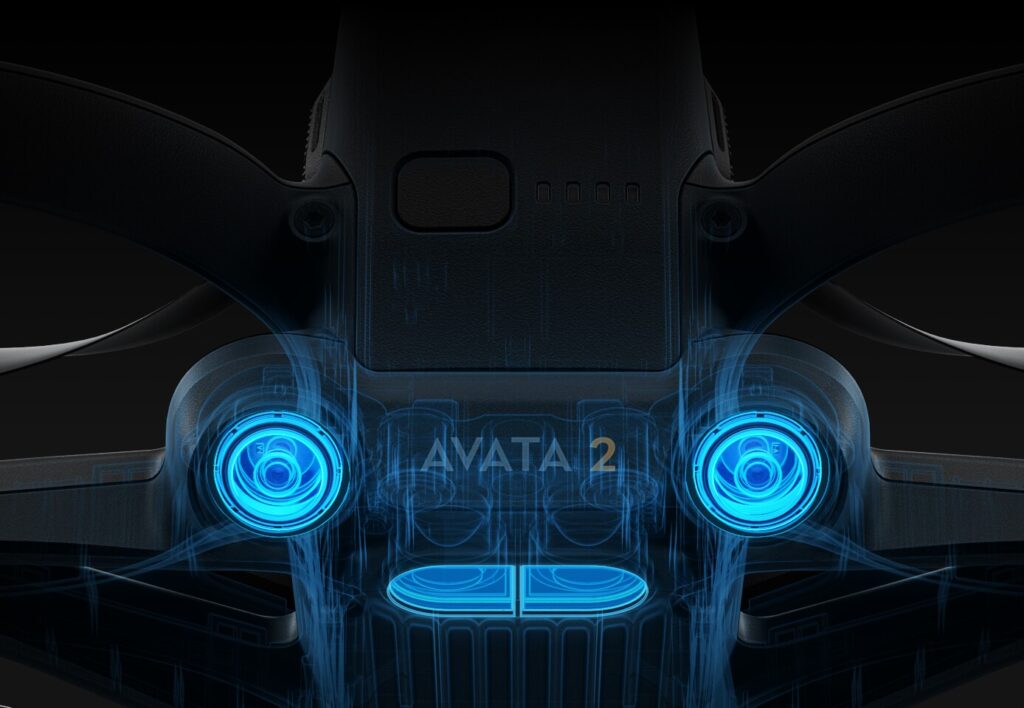 DJI Avata 2 comes equipped with a powerful 1/1.3-inch image sensor