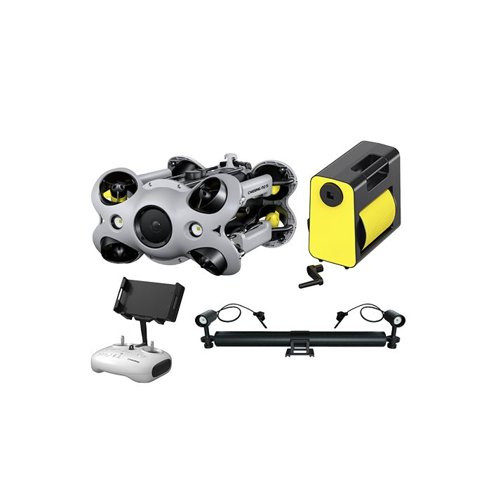 Chasing M2S- Standard underwater drone ROV with 200m cable and remote control