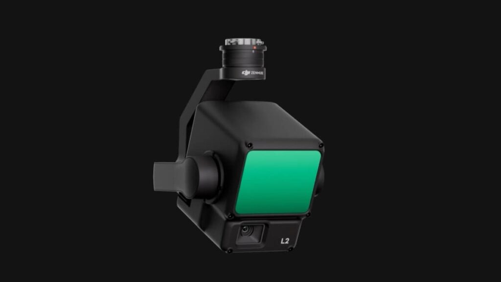 DJI Zenmuse L2 aerial LiDAR and camera sensor for high-precision drone mapping
