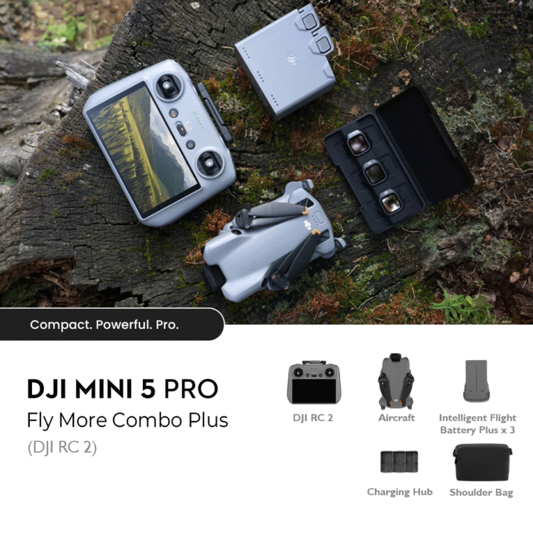 DJI Mini 5 Pro Fly More Combo (RC-2) | 4K Drone with LiDAR
