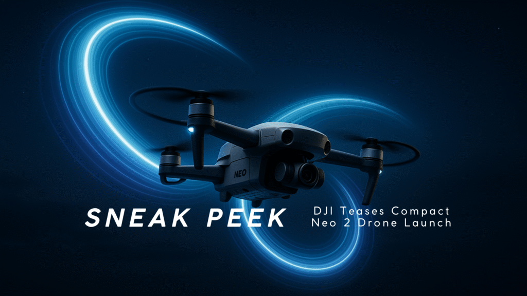 DJI Neo 2 compact drone cover image showing innovative design and portability.