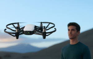 DJI Tello Standard Drone flying with HD camera capturing aerial view