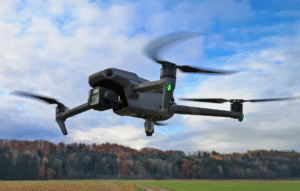 DJI Mavic 3 drone with shoulder bag combo, remote controller, and accessories for professional aerial photography and surveying.