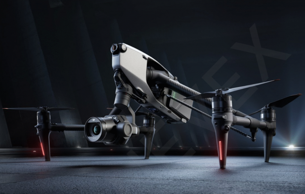 DJI Inspire 3 Combo with four DL-mount lenses and Zenmuse X9-8K camera