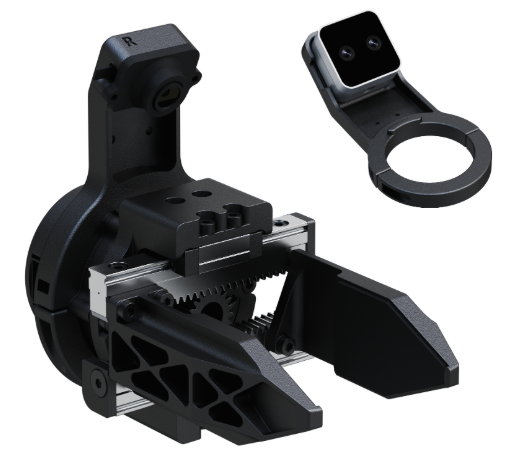 H2 Dex1-1 Gripper Ultimate Version, Unitree H2 Gripper, Dex1-1 Ultimate Gripper, Robot Gripper, Intel RealSense D405, RGB Camera Gripper, Unitree H2 Accessories, Robotic End Effector